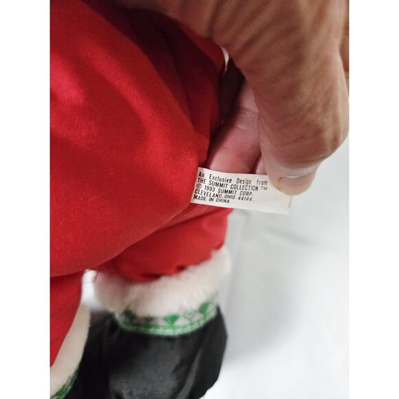 3 Vintage Christmas Santa Claus Puffalump Plush - Picture 8 of 13